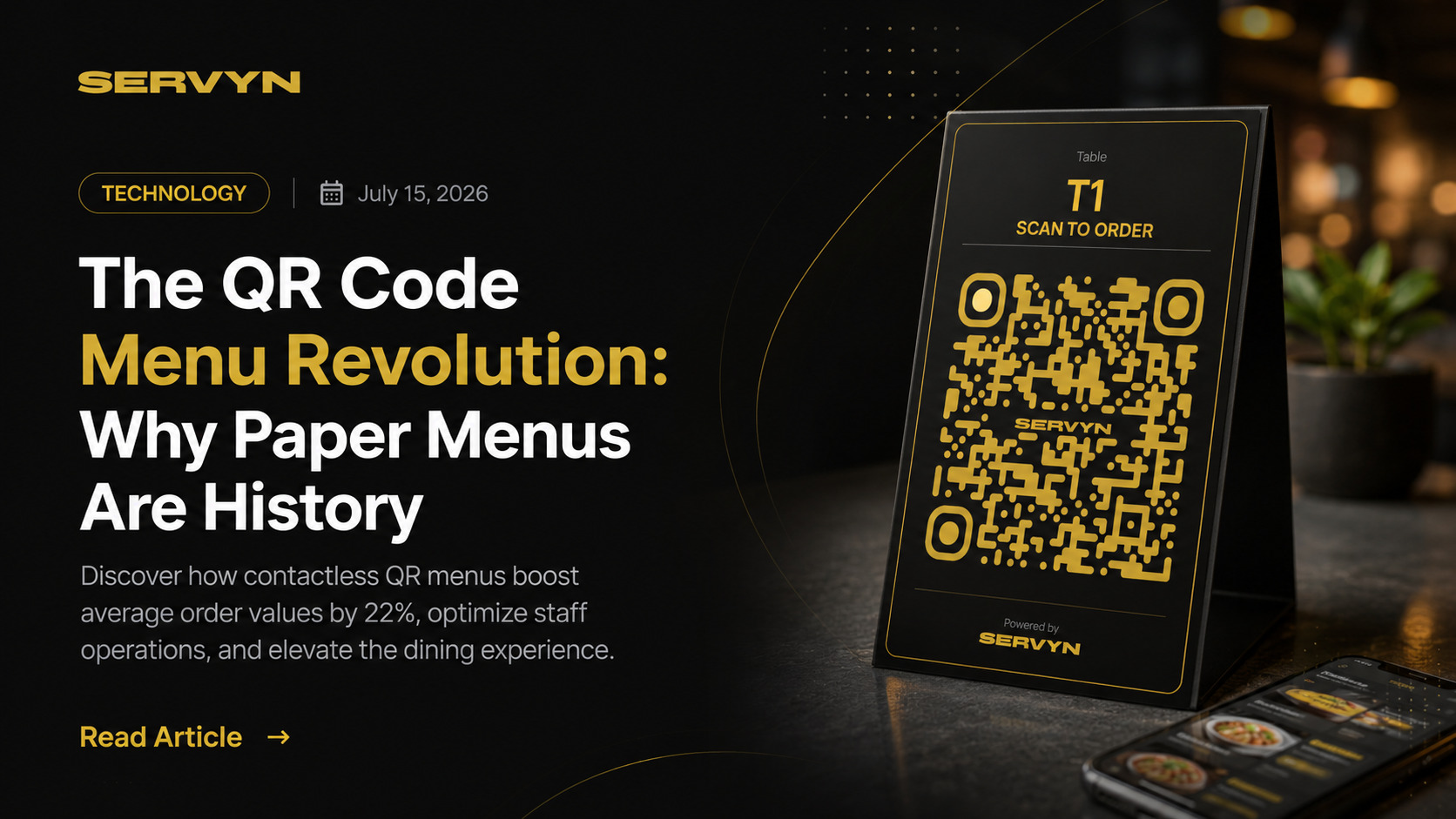 The QR Code Menu Revolution: Why Paper Menus Are History